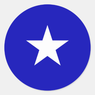Bonnie Blue Flag Classic Round Sticker