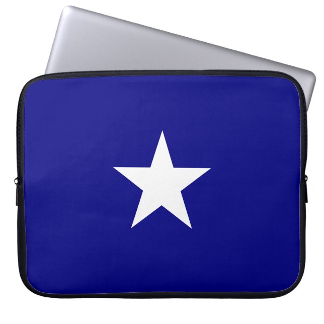 Bonnie Blue Flag Laptop Sleeve (Front)