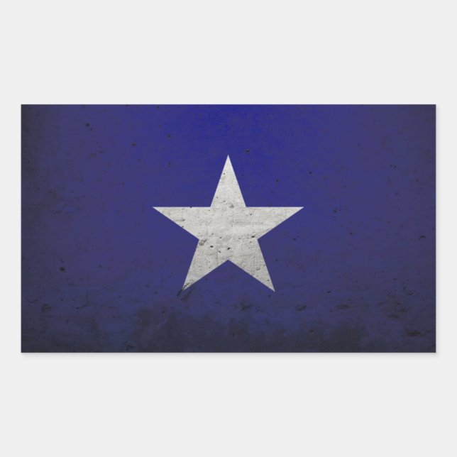 Bonnie blue flag rectangular sticker (Front)
