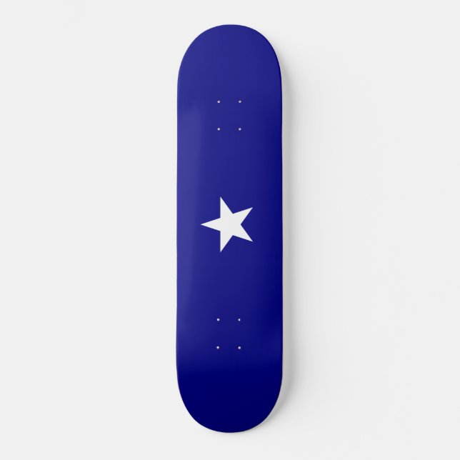 Bonnie Blue Flag Skateboard (Front)