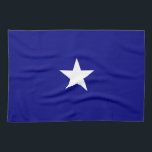 Bonnie Blue Flag White Star Tea Towel<br><div class="desc">The Bonnie Blue Flag with its lone white star on blue background was the unofficial flag of the Confederate States of America at the beginning of the American Civil War.</div>
