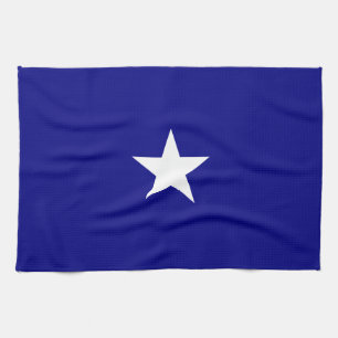 Bonnie Blue Flag White Star Tea Towel
