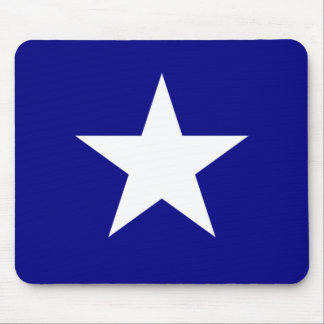 Bonnie Blue Flag with Lone White Star Mouse Pad