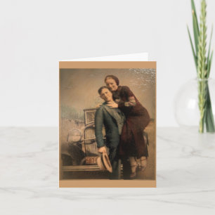 Bonnie & Clyde Card