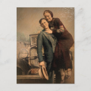 Bonnie & Clyde Postcard