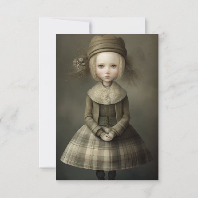 Bonnie Lass: Scottish Highland Card (Front)
