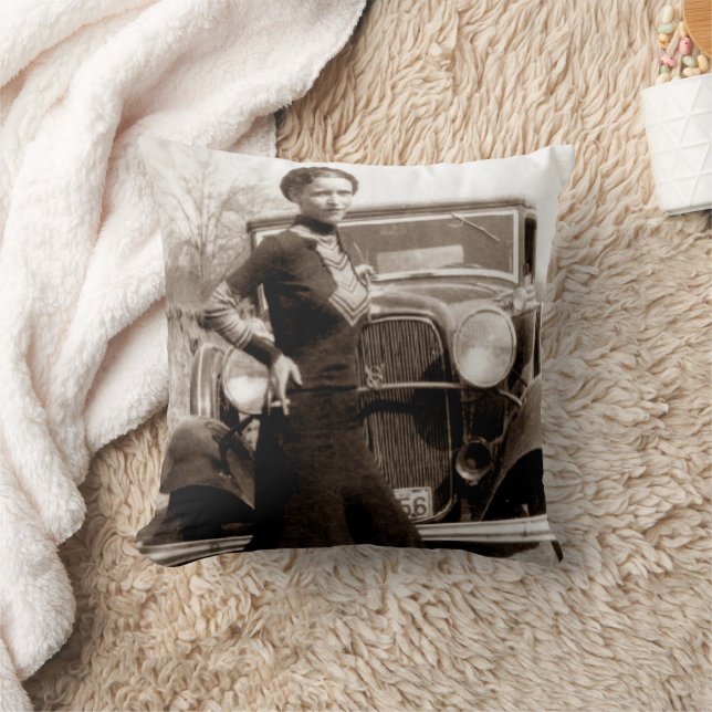 Bonnie Parker from Bonnie and Clyde  Cushion (Blanket)