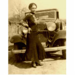 Bonnie Parker - The Barrow Gang Standing Photo Sculpture<br><div class="desc">Template</div>