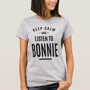 Bonnie Personalised Name T-Shirt