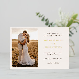 Bonnie Photo Elegant Wedding Save the Date