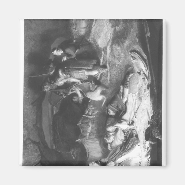 Bonnie Prince Charlie  in Hiding Magnet (Front)