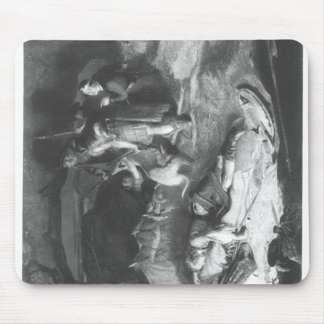 Bonnie Prince Charlie  in Hiding Mouse Mat (Front)