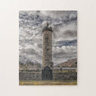 Bonnie Prince Charlie Memorial, Glenfinnan Jigsaw Puzzle