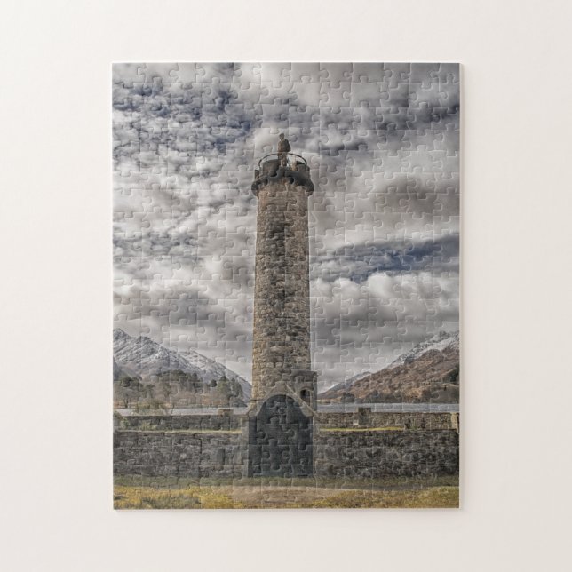 Bonnie Prince Charlie Memorial, Glenfinnan Jigsaw Puzzle (Vertical)