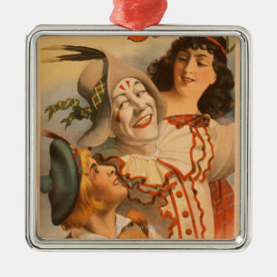 Bonnie Scotland at the Fair Clown Theatre Metal Tree Decoration