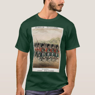 Bonnie Scotland - Bagpipers on Parade T-Shirt