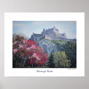 Bonnie Scotland Edinburgh Castle Scotland fine art Poster