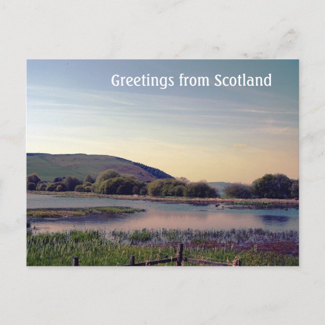 Bonnie Scotland -- Scottish Loch View Postcard (Front)