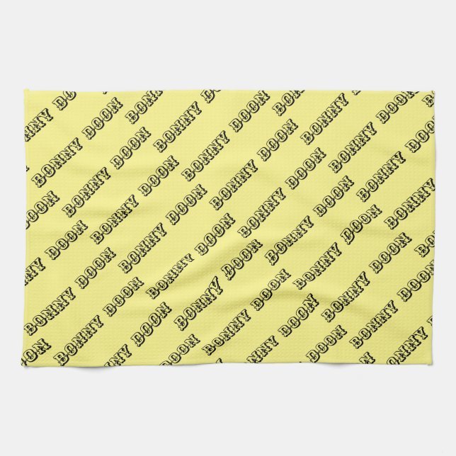 Bonny Doon a city in California Tea Towel (Horizontal)