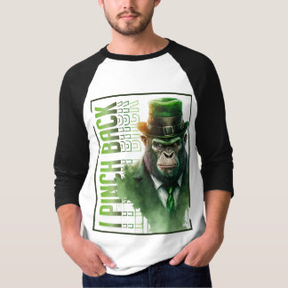 Bono Chimp "I Pinch Back" 3/4 Sleeve T-Shirt