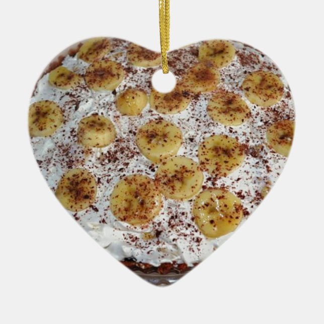 Bonoffi Pie Ceramic Tree Decoration (Front)