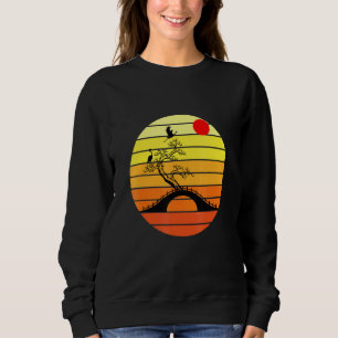 Bonsai and sunset sweatshirt