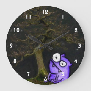 Bonsai and the Beast Large Clock
