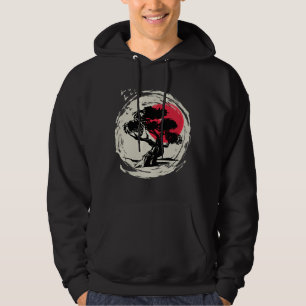 Bonsai Art Japanese Sunset Hoodie