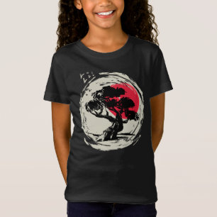 Bonsai Art Japanese Sunset T-Shirt