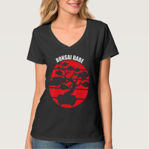 Bonsai Babe Japanese Tree Zen Gardening Retro T-Shirt