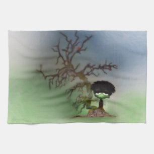 Bonsai Boy Tea Towel