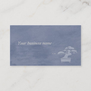 bonsai business card