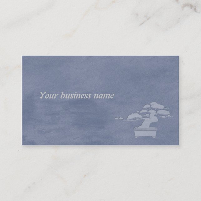 bonsai business card (Front)