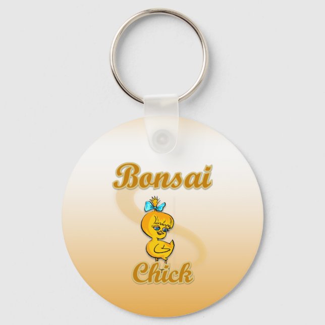 Bonsai Chick Key Ring (Front)