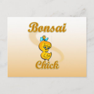 Bonsai Chick Postcard