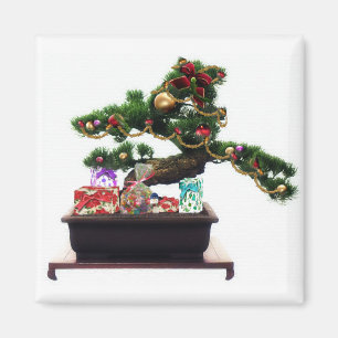 Bonsai Christmas Tree Magnet