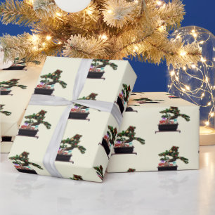 Bonsai Christmas Wrapping Paper