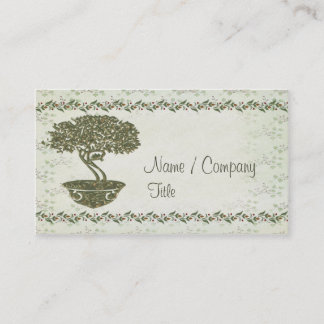 Bonsai Elegance Business Card