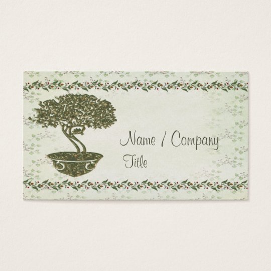 Bonsai Elegance Business Card