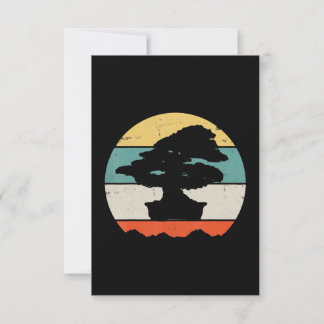Bonsai gift funny Japanese bonsai free RSVP Card