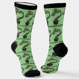 Bonsai guy funny quote for bonsai lovers socks