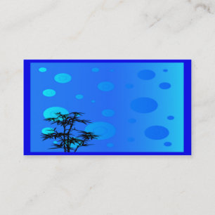 Bonsai In Blue Business Card