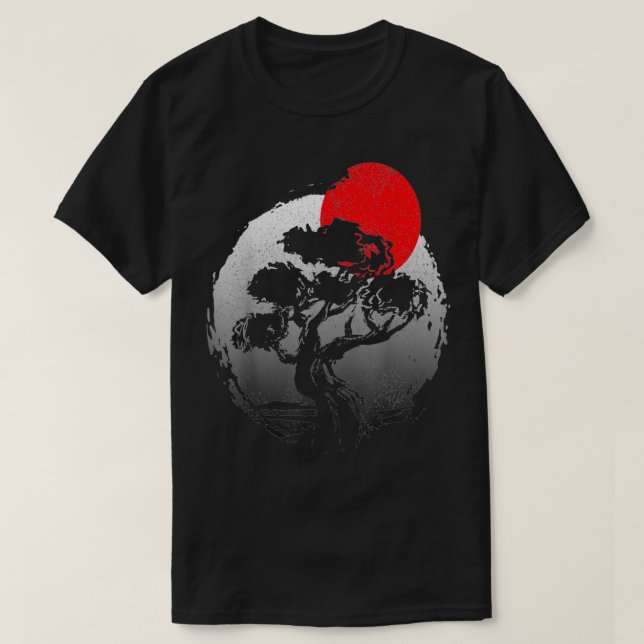 Bonsai Japanese Art Bonzai T-Shirt (Design Front)