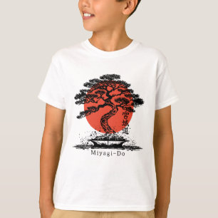 Bonsai Japanese Kanji Miyagi Do Personalised T-Shirt