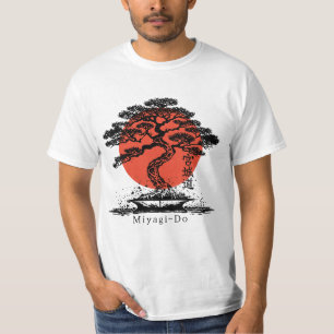 Bonsai Japanese Kanji Miyagi Do Personalised T-Shirt