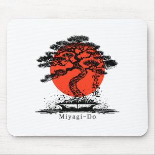 Bonsai Japanese Kanji Miyagi Do Personalized T Shi Mouse Mat