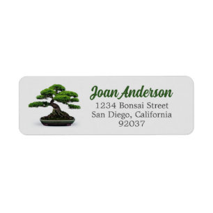 Bonsai Label