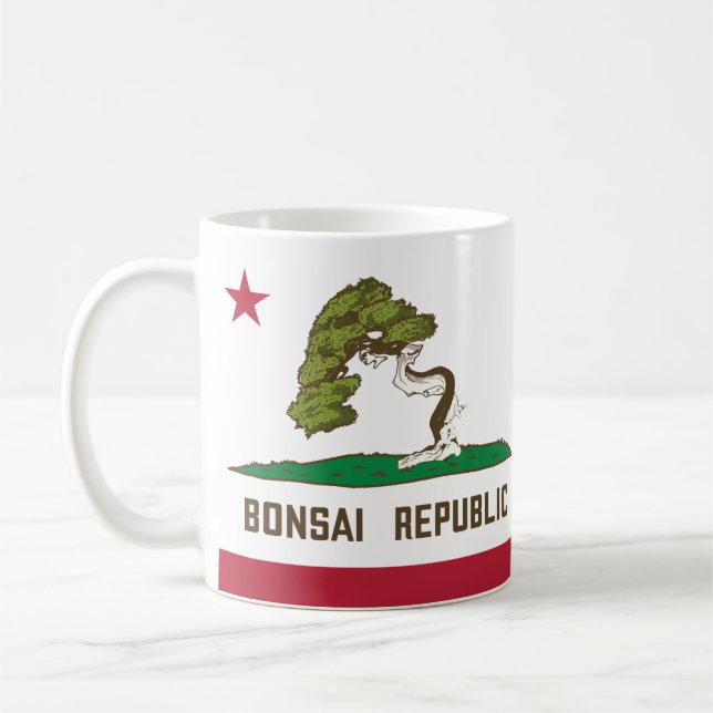 Bonsai Republic Flag Coffee Mug (Left)