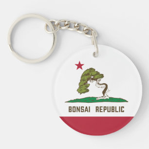 Bonsai Republic Flag Key Ring
