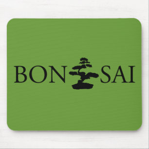 Bonsai Silhouette Mouse Mat